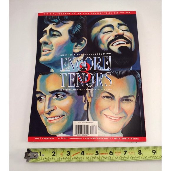 Three Tenors Encore! 1994 PBS Program Jose Carreras Placido Domingo Pavarotti - Picture 11 of 11